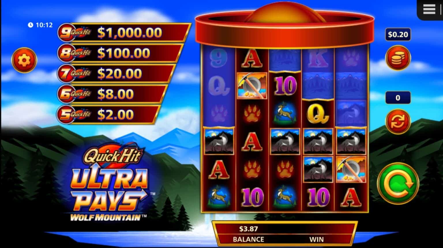 Quick Hit Ultra Pays Wolf Mountain At Borgata Brings The … Calm?
