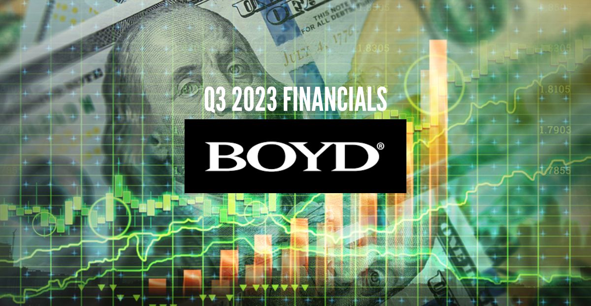 Boyd Gaming Reports Q3 2023 Revenue of $903.2M, Profit Declines Year-Over-Year